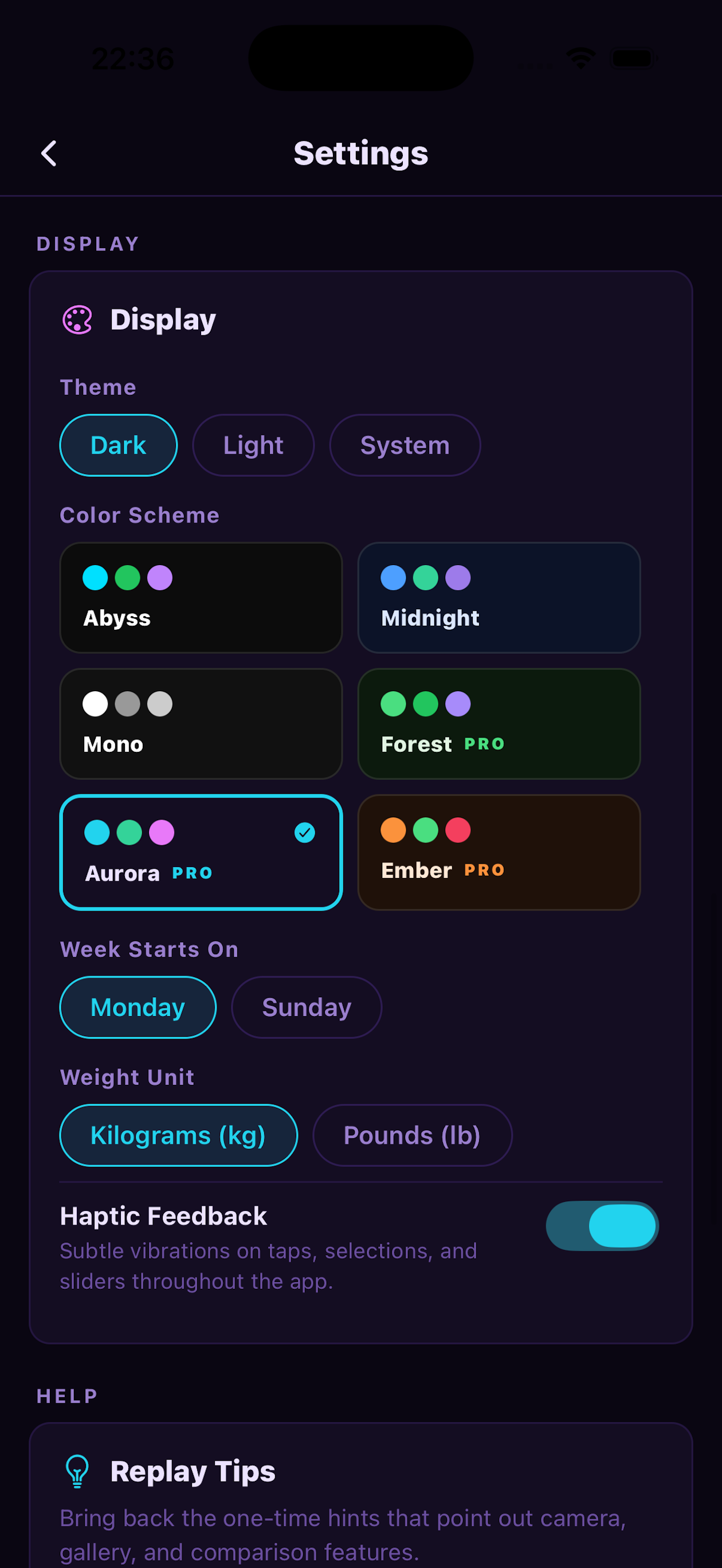 Theme picker